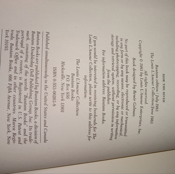 1983 Faux Leather Hardcover Law of the Desert Born by Louis L'Amour - Picture 10 of 14